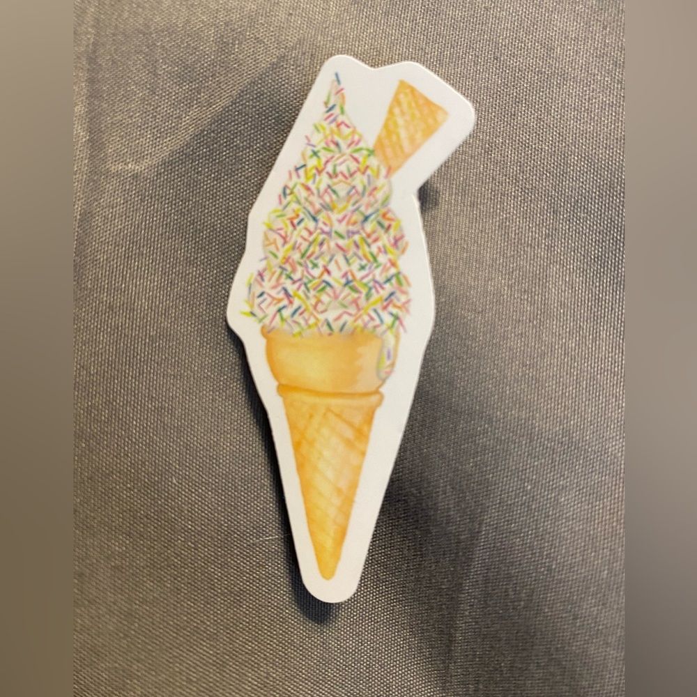 🌈20/$5🌈 Ice Cream Cone Sticker
